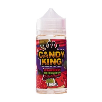 Купить Candy King Strawberry Watermelon Bubble Gum (Клубнично-арбузная жвачка), 100 мл, 0,3 %